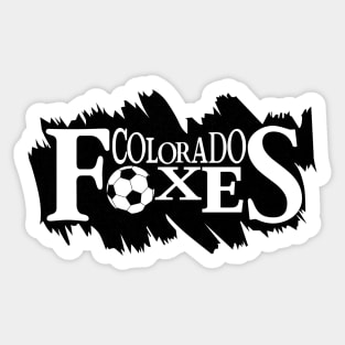 Defunct Colorado Foxes Soccer 1992 Sticker